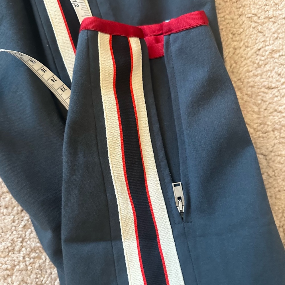 Gucci Blue and Red Track Pants with Red Stripe - Picture 9 of 12